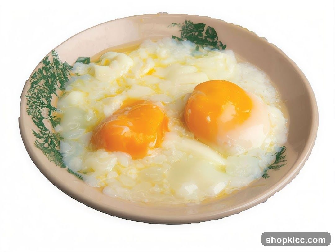 Soft-boiled eggs in a bowl