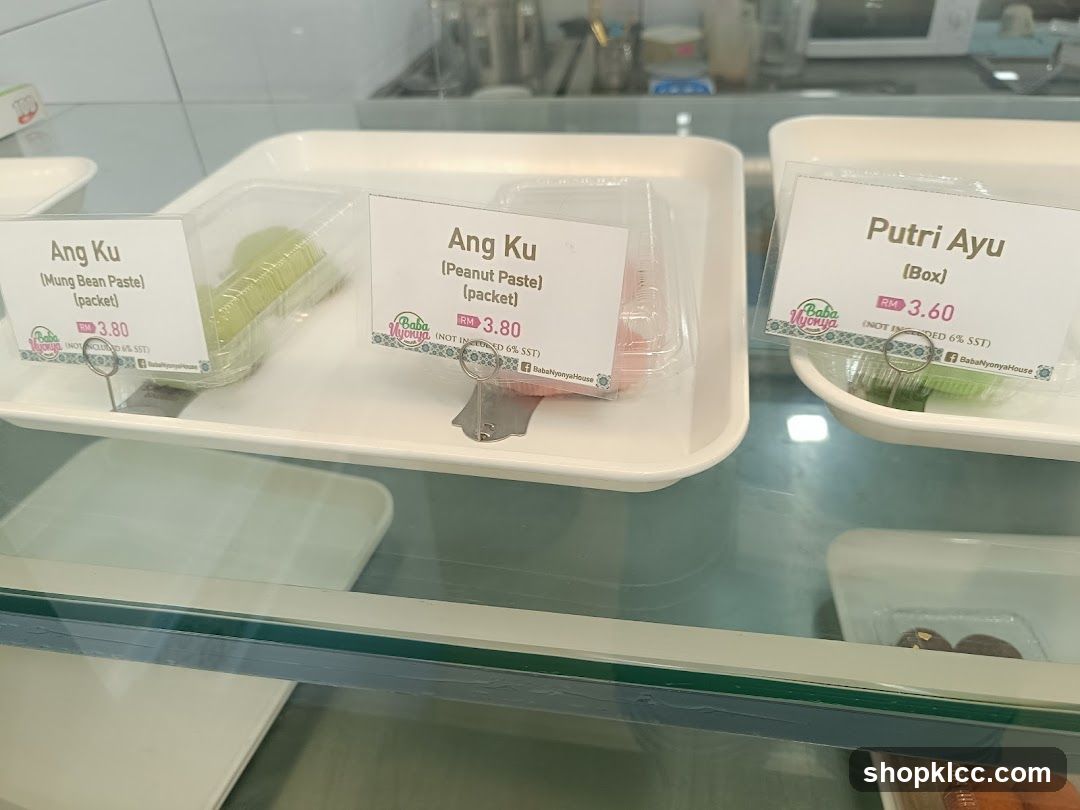 Desserts in Display Case