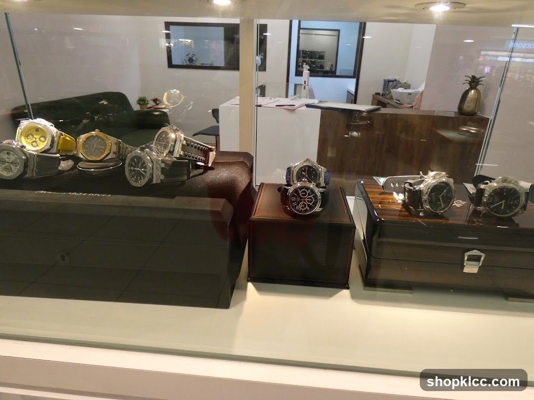 Luxury Watches Display