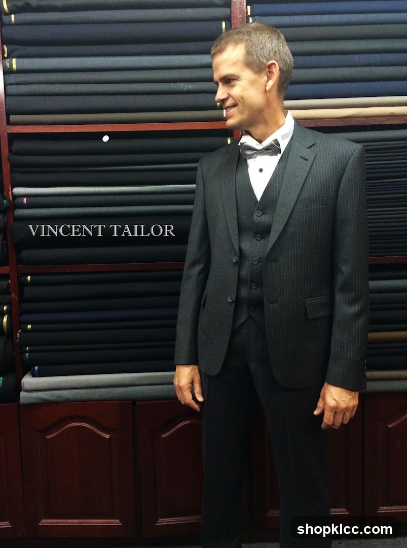 Man in a Suit in a Tailor Shop