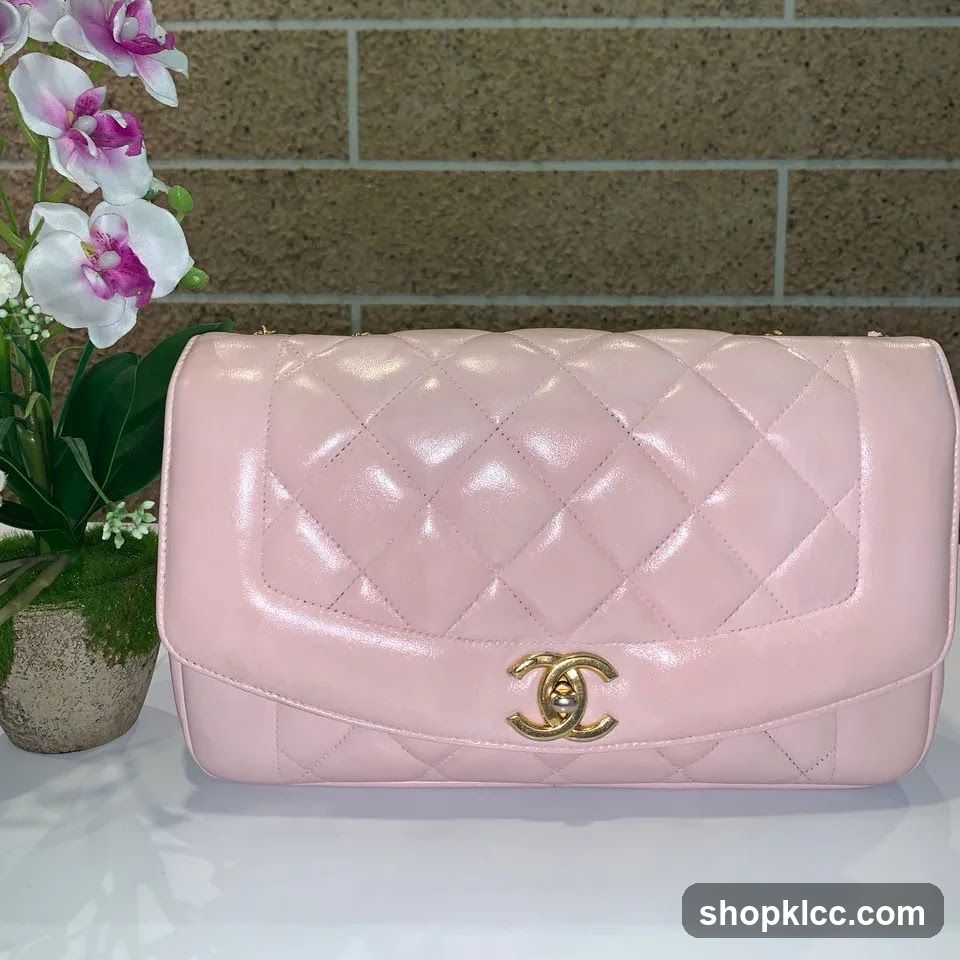 Pink Quilted Handbag