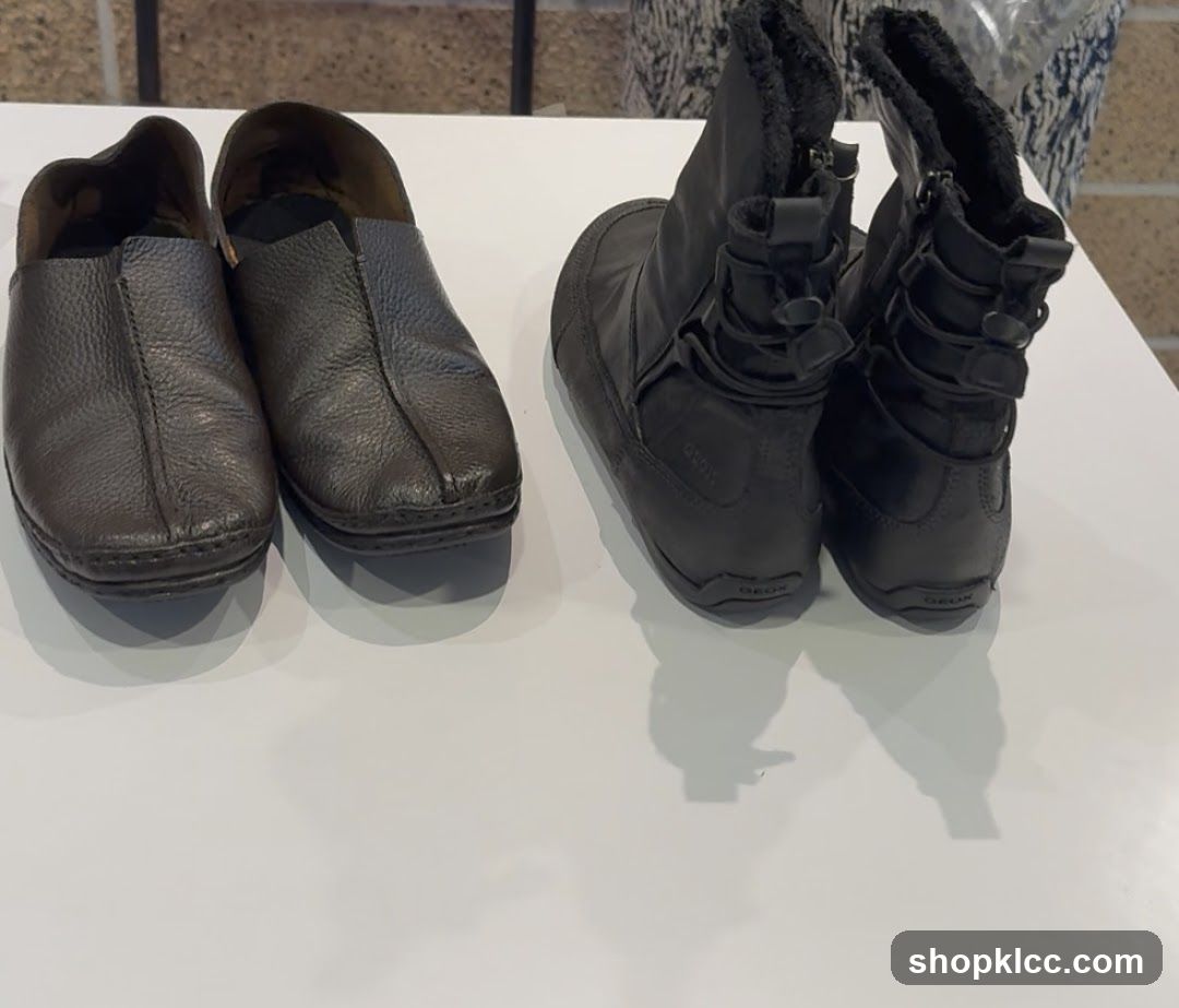 Shoes on a White Surface