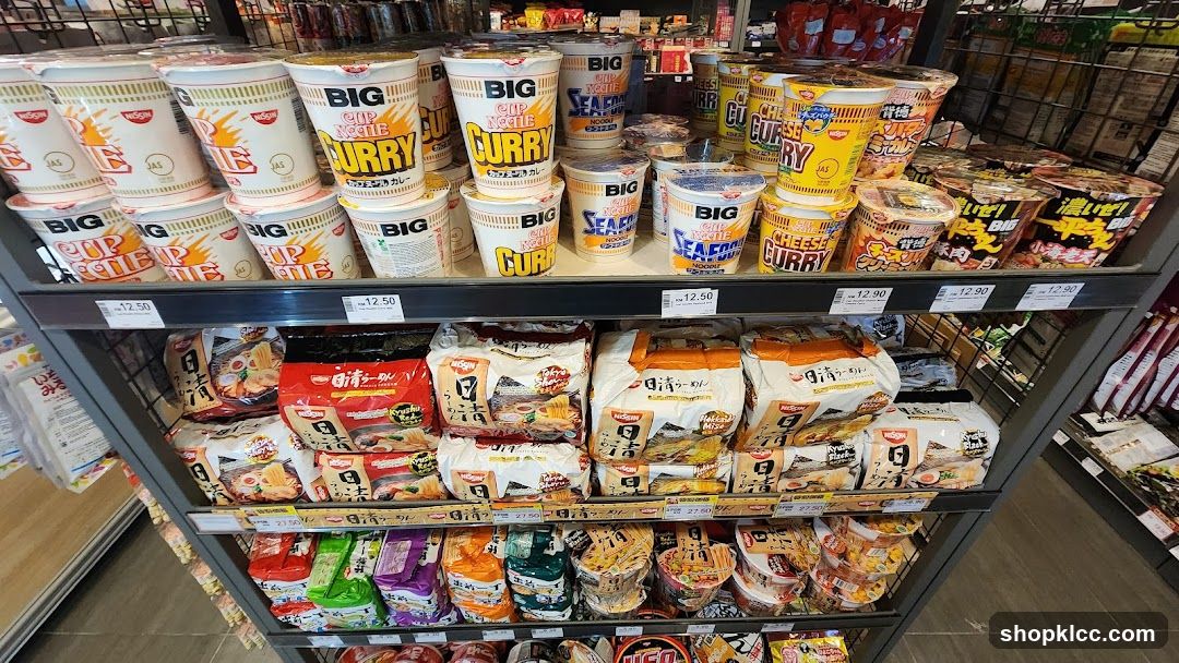 Assortment of Instant Noodles
