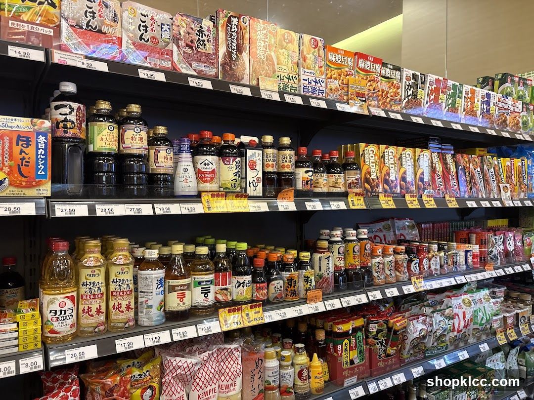 Asian Grocery Store Shelves
