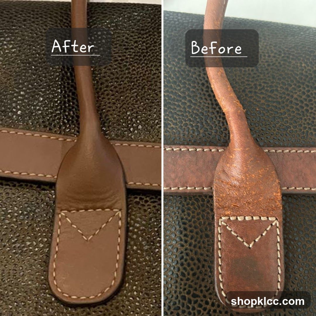 Before and After Leather Repair