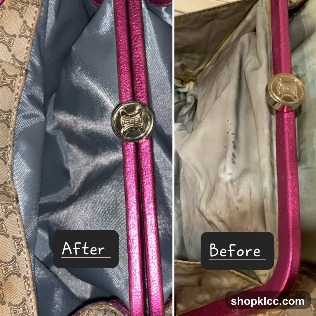 Before and After Bag Cleaning