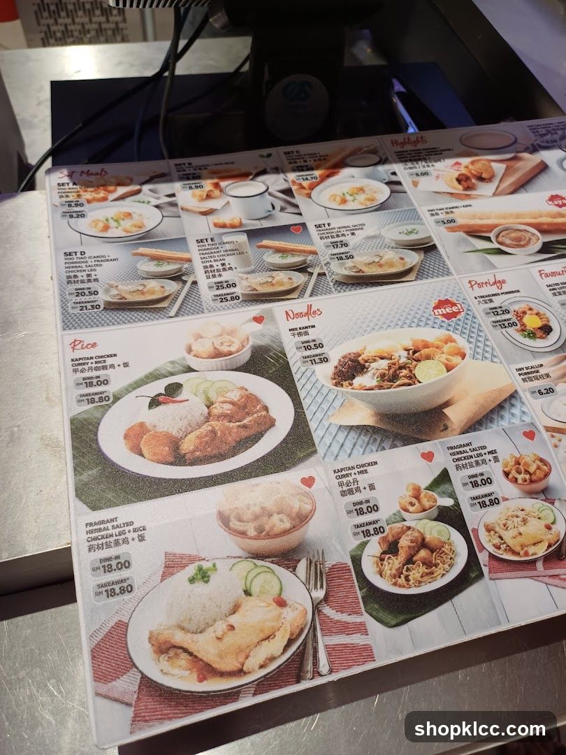Set Meals, Rice, Noodles, Porridge