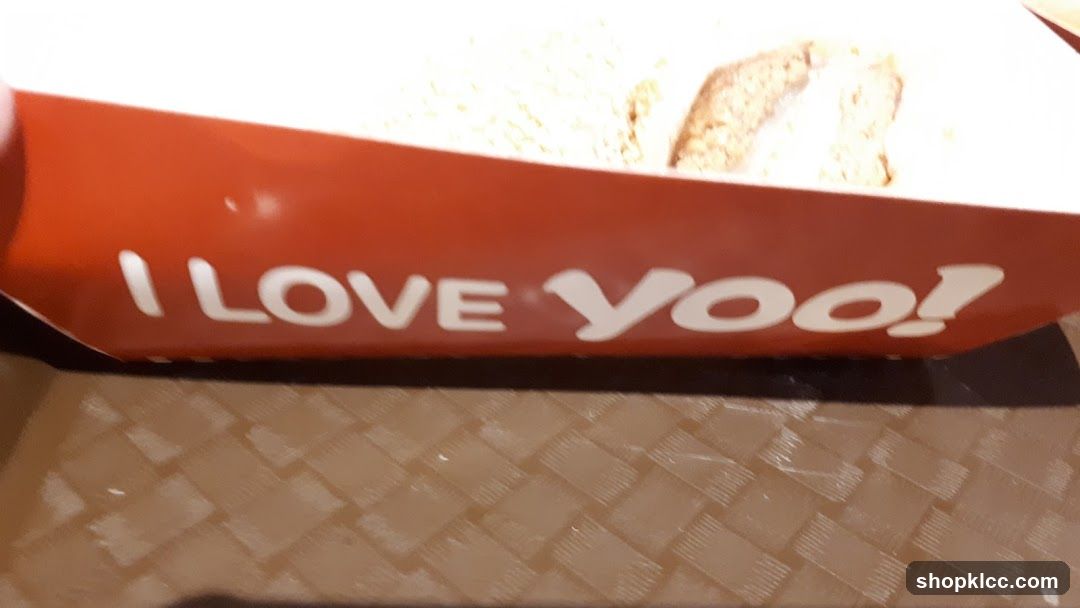 Food container with text