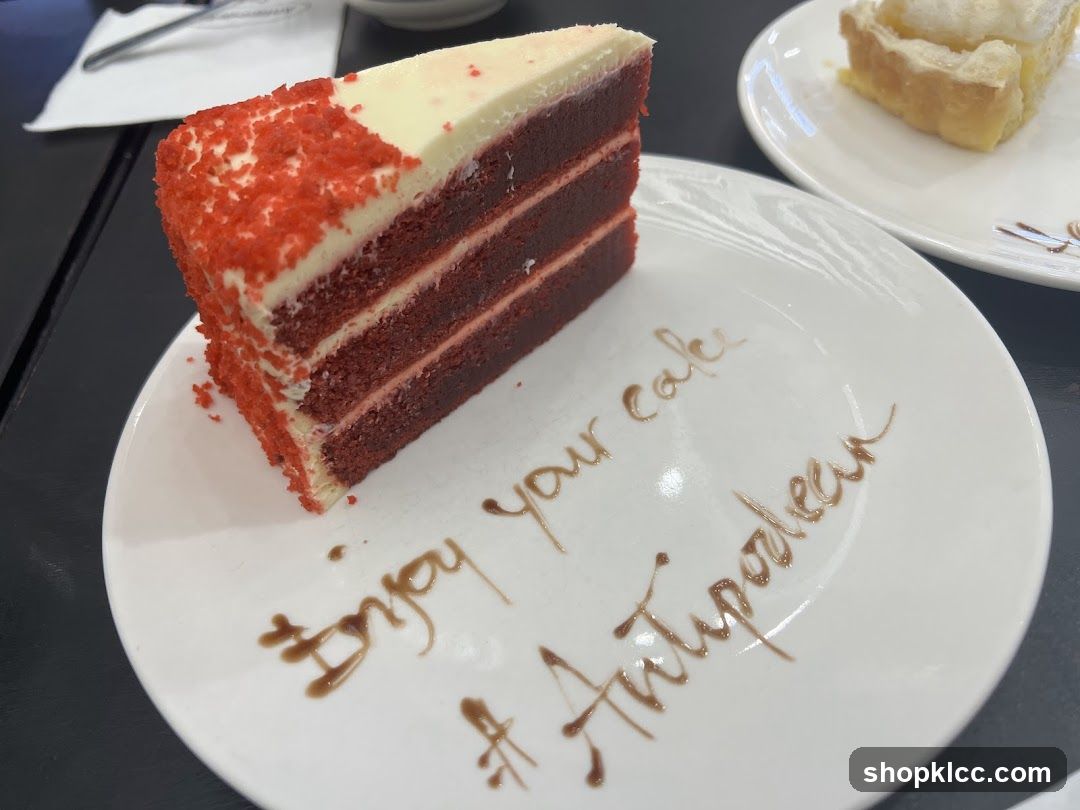 Red Velvet Cake Slice