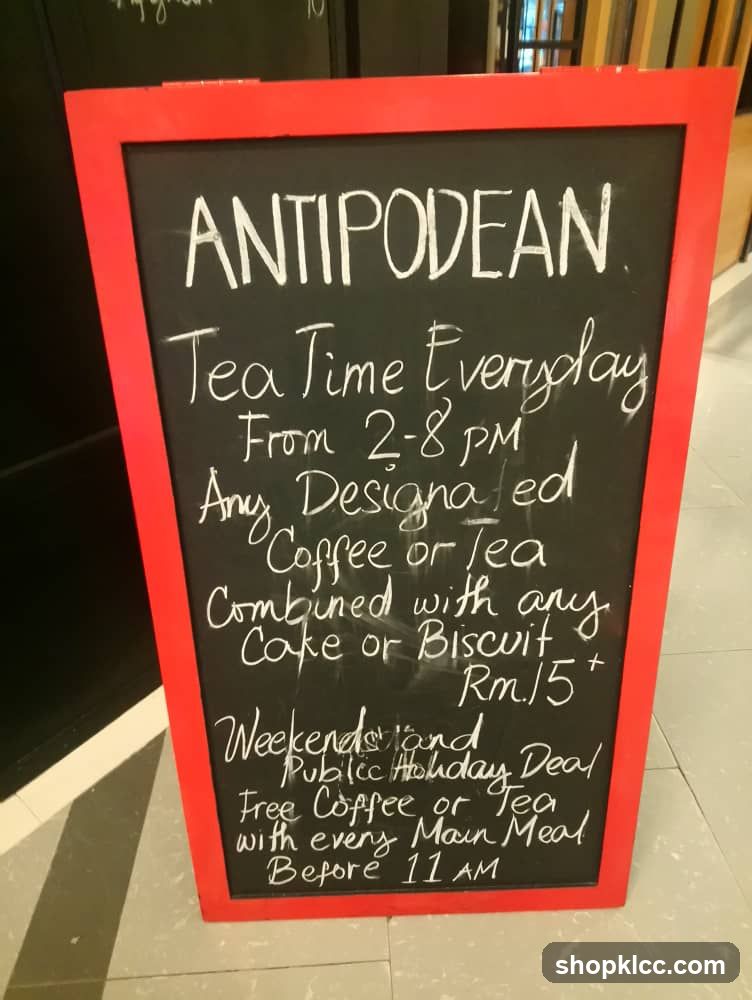 Antipodean Tea Time Deal