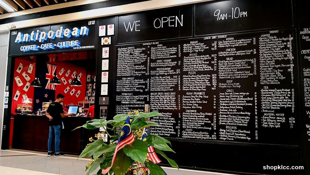 Antipodean Menu