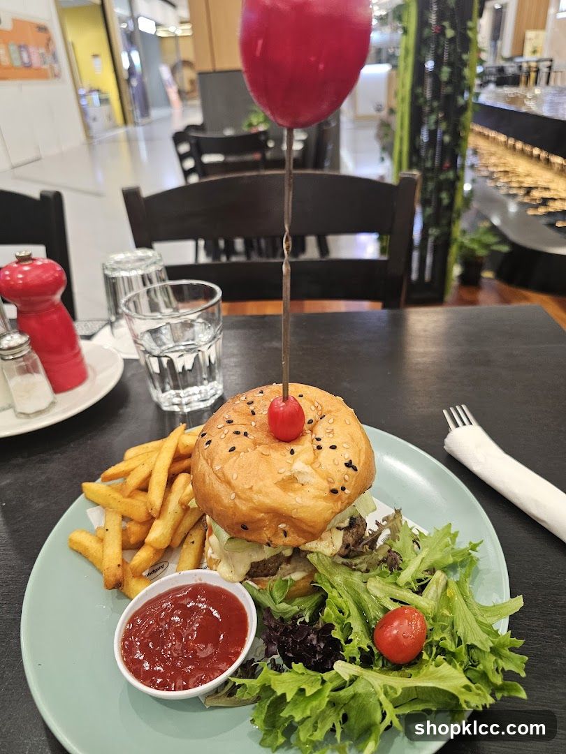 Burger and Fries