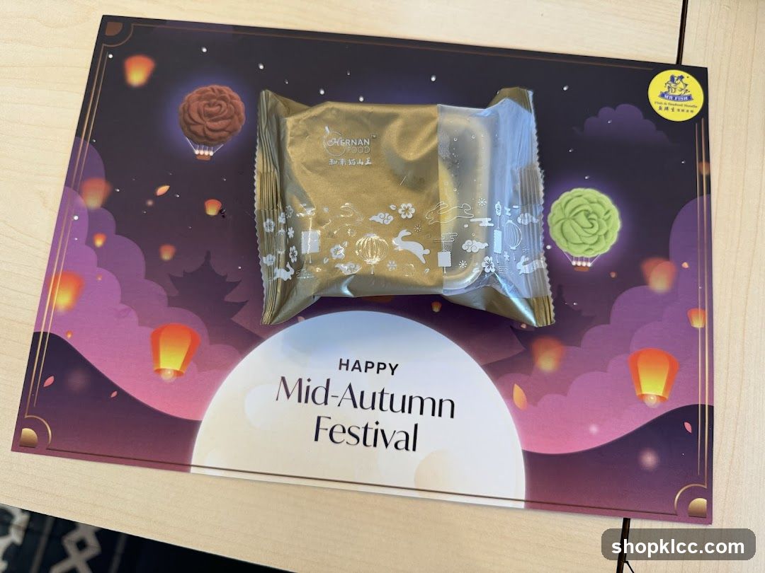 Mid-Autumn Festival Mat with Mooncake