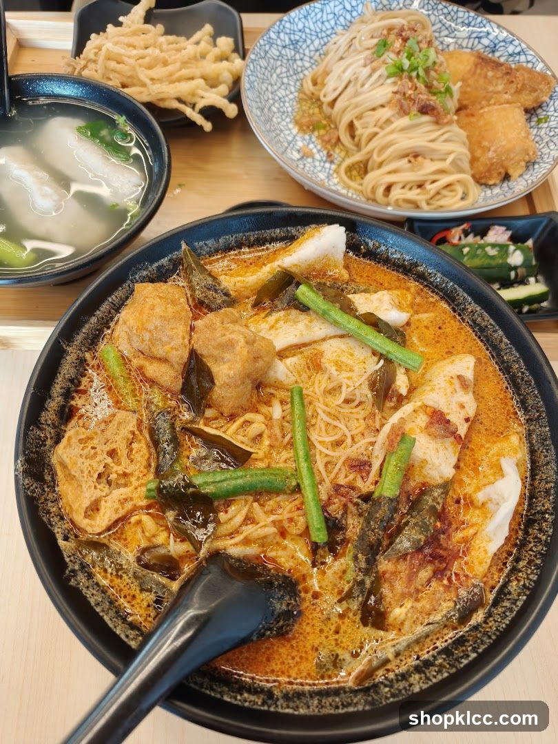 Curry Laksa and Noodles