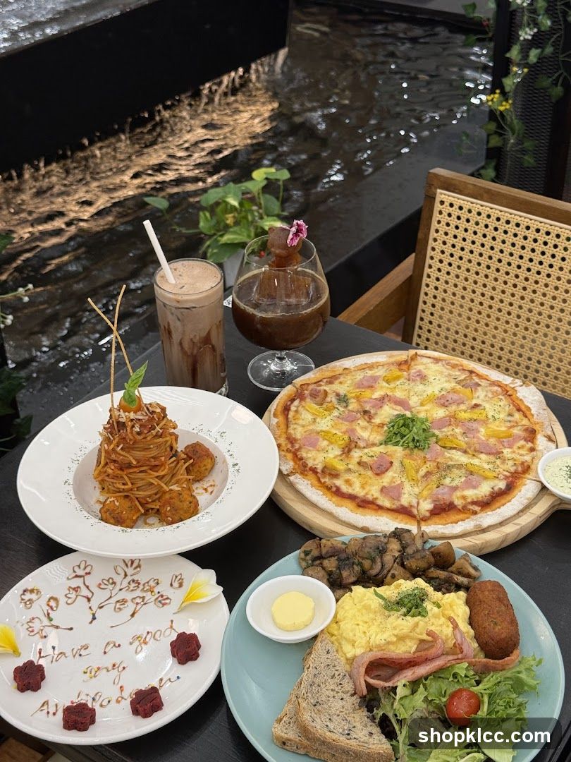 Table with Food and Drinks