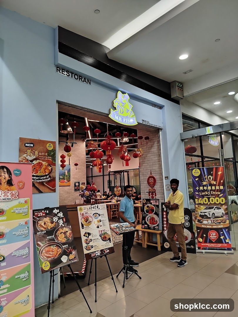 Restaurant Entrance with Menu Displays