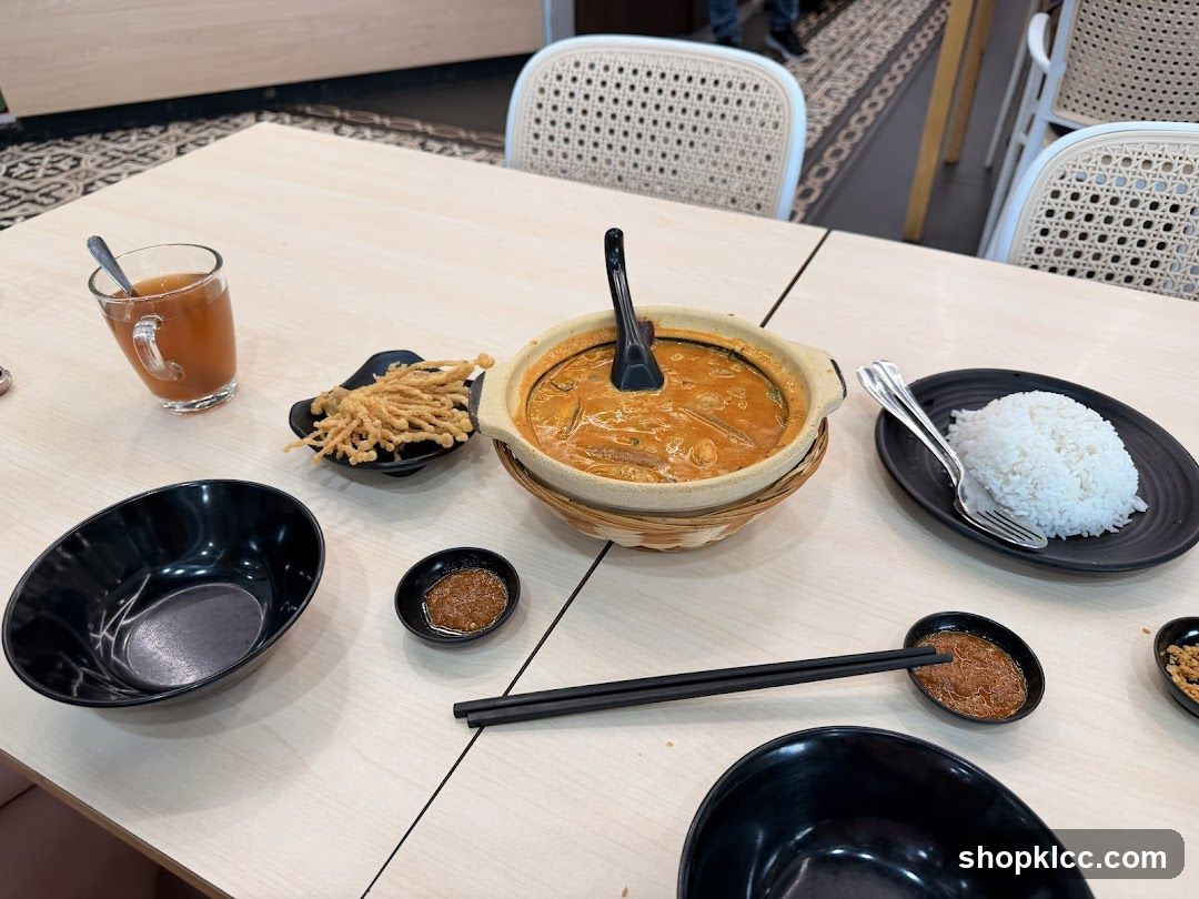 Table Setting with Food