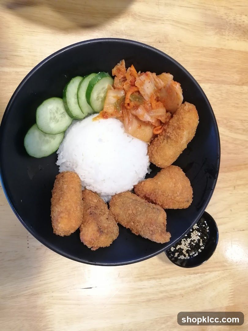 Fried Chicken and Rice