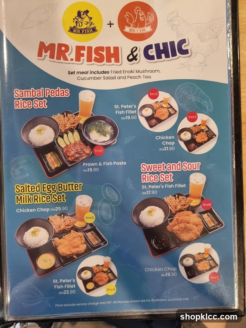 MR. FISH & CHIC Set Meals