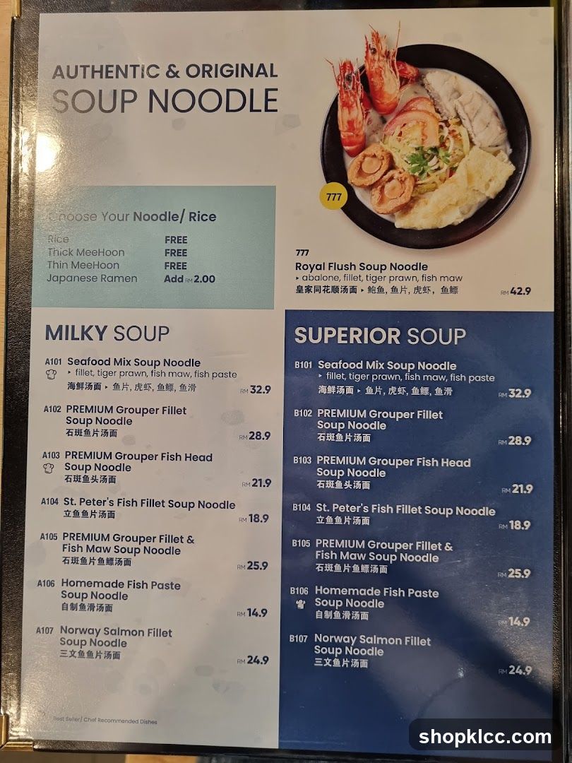 AUTHENTIC & ORIGINAL SOUP NOODLE