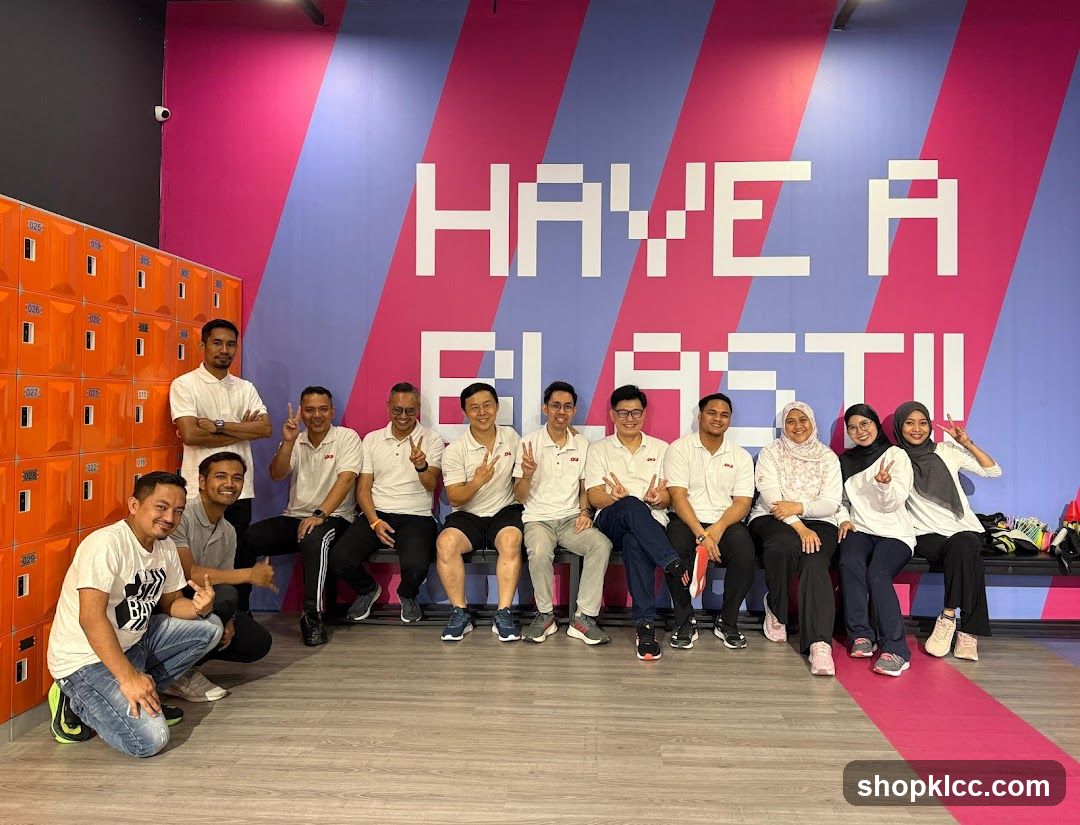 Group Photo in Front of a Mural