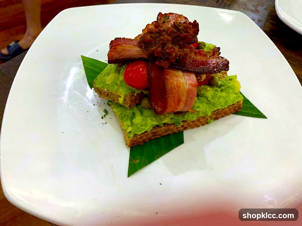 Avocado Toast with Bacon