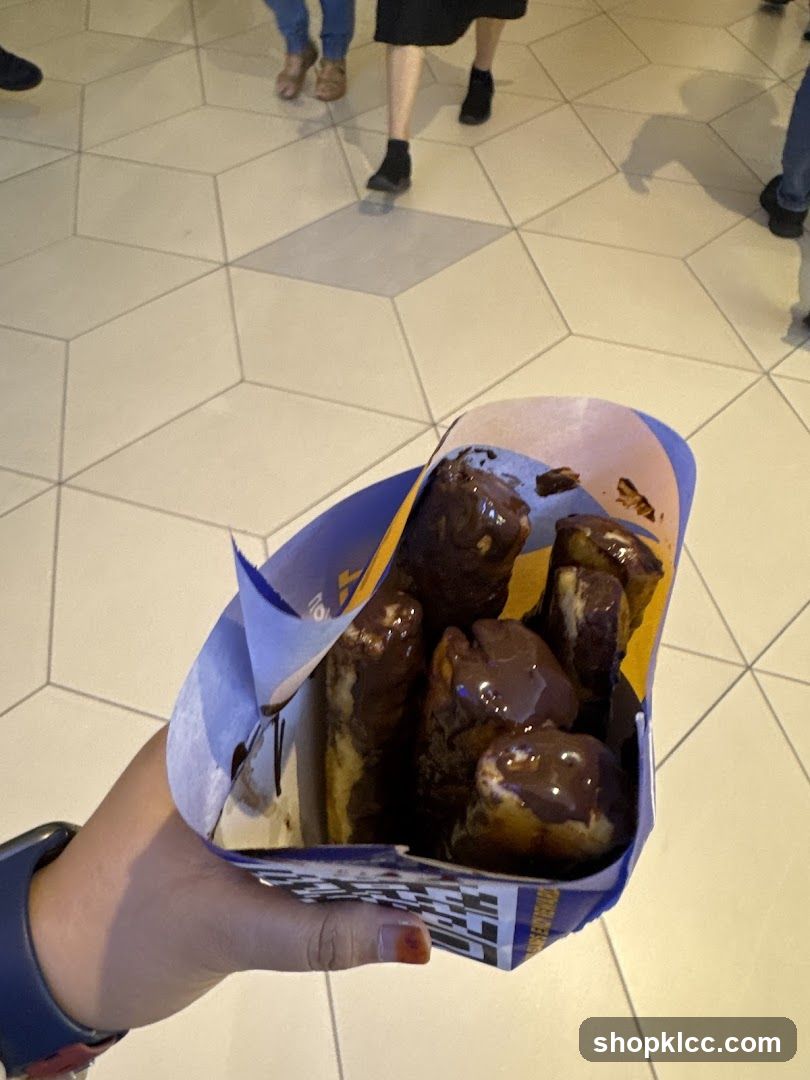 Chocolate Donuts in Paper Bag