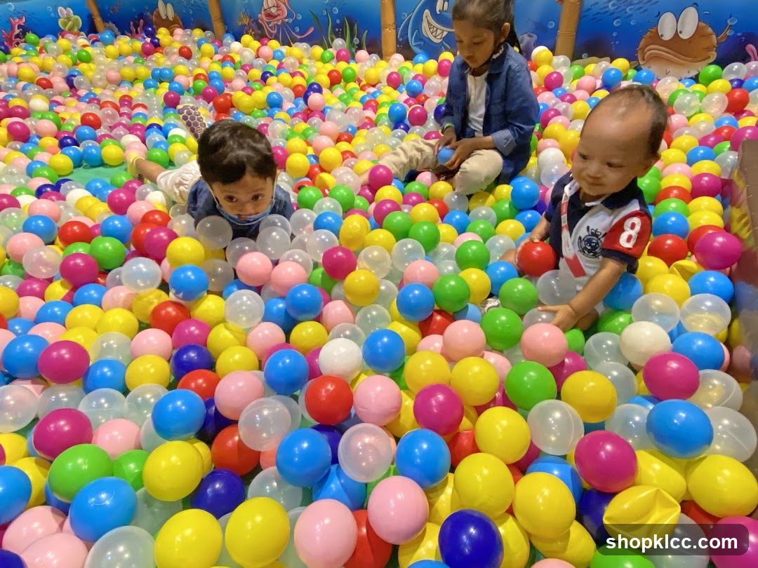 Children Playing in Ball Pit