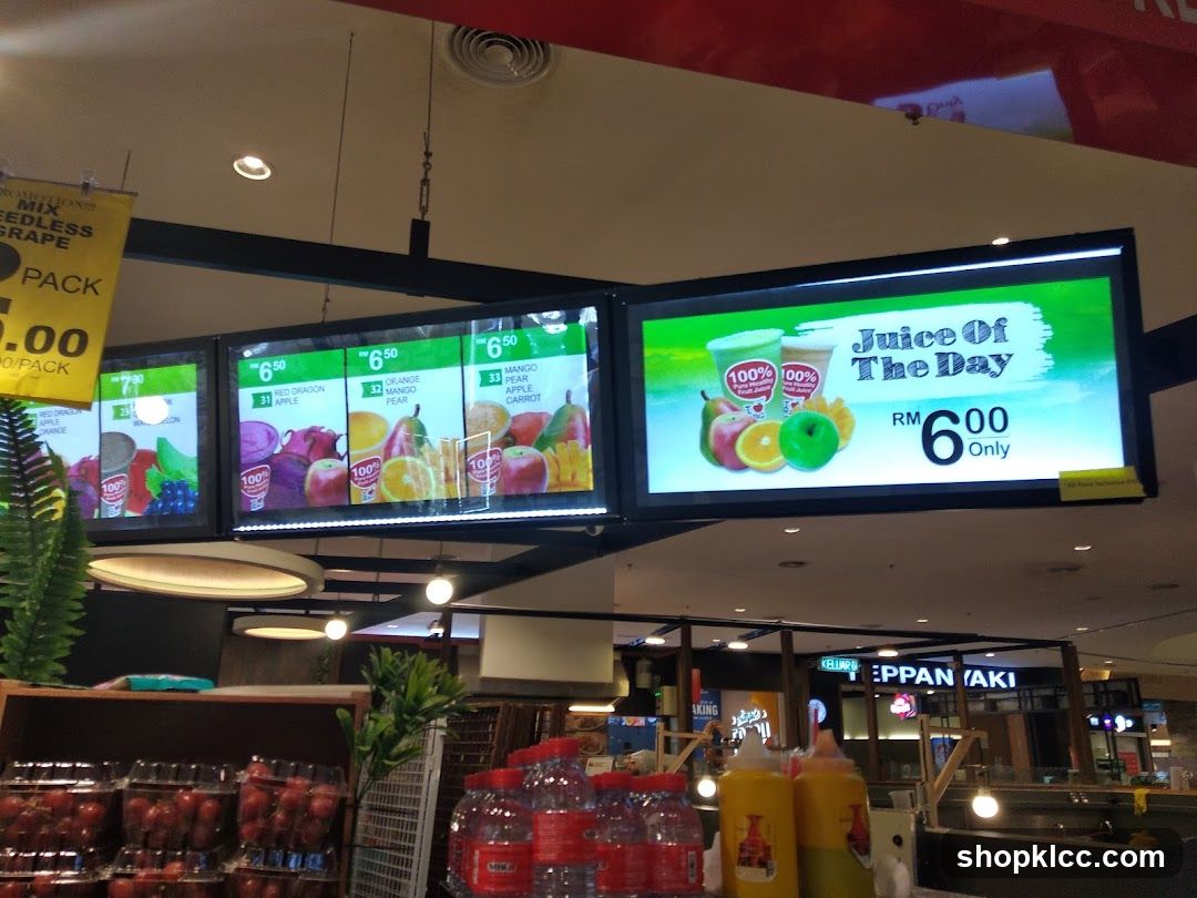 Juice Of The Day Display