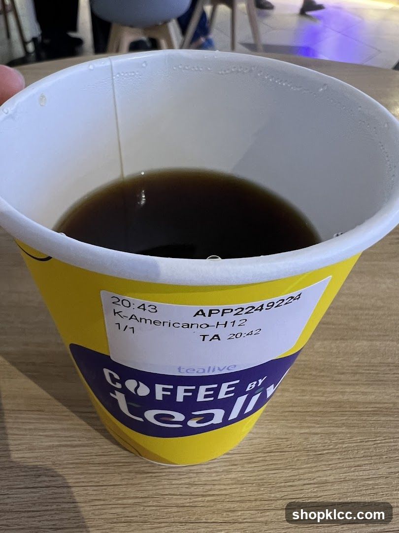 Tealive Coffee Cup