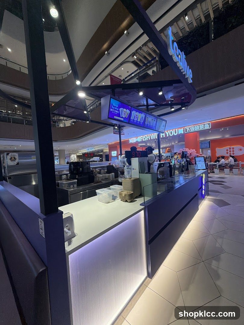 Mall Food Court Interior