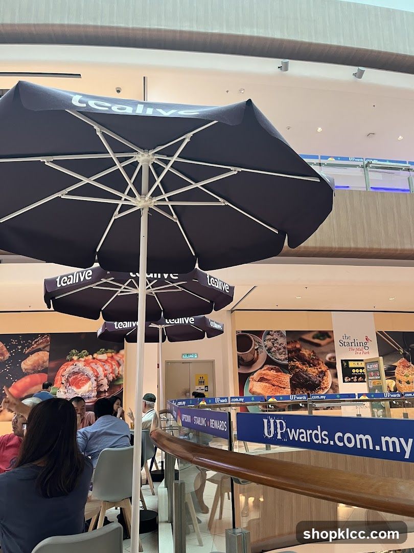 Tealive Outdoor Seating Area