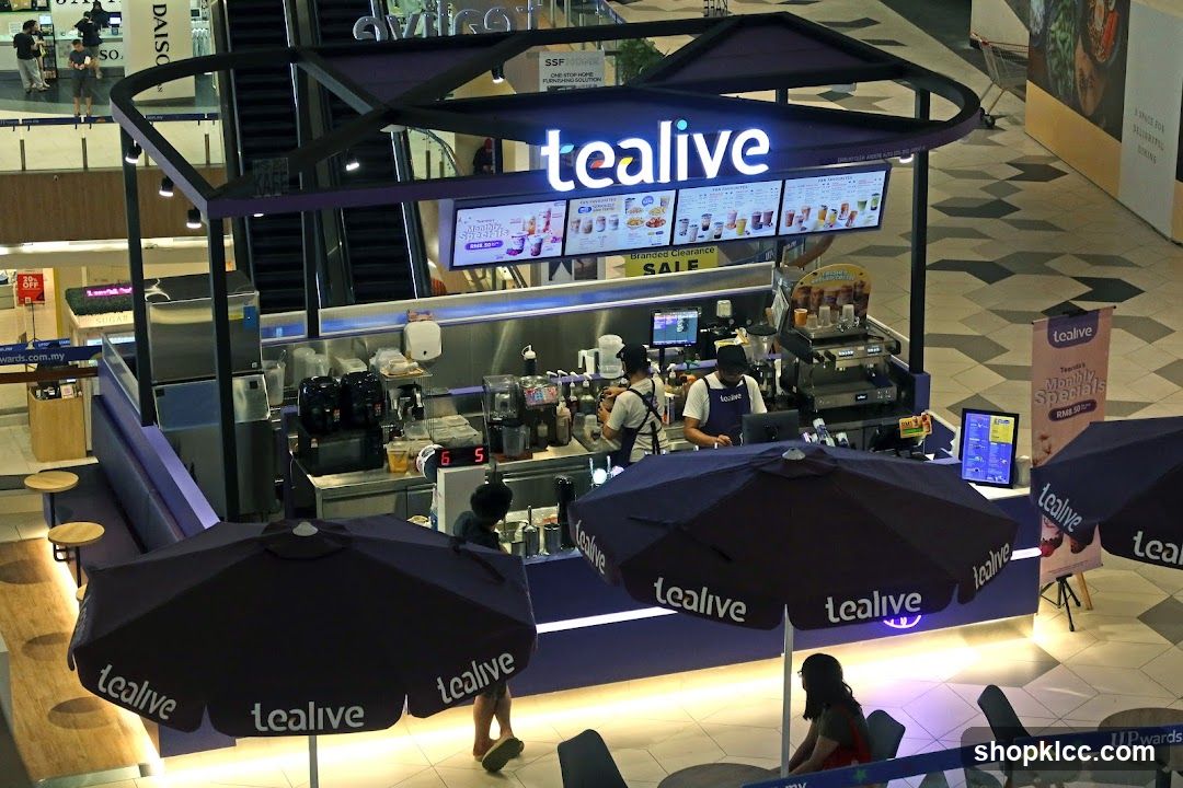 Tealive Kiosk Interior View