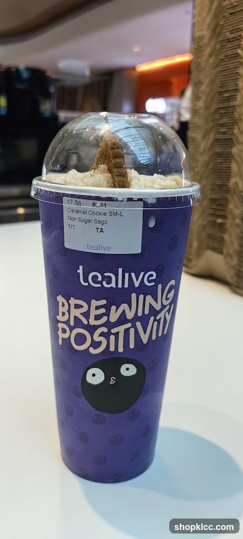 Tealive Caramel Cookie Drink