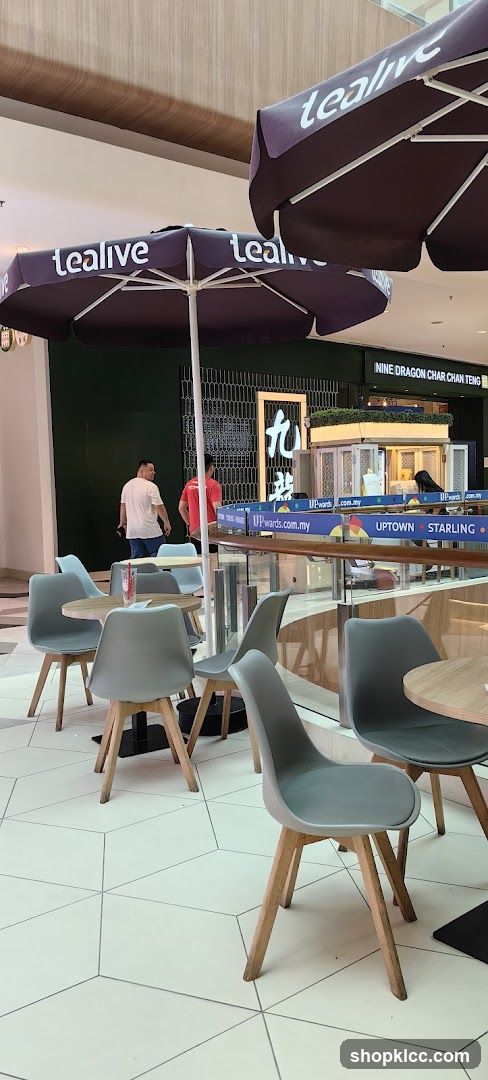 Tealive Outdoor Seating Area