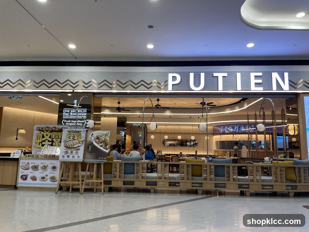 Restaurant Interior with Signage and Menu Display