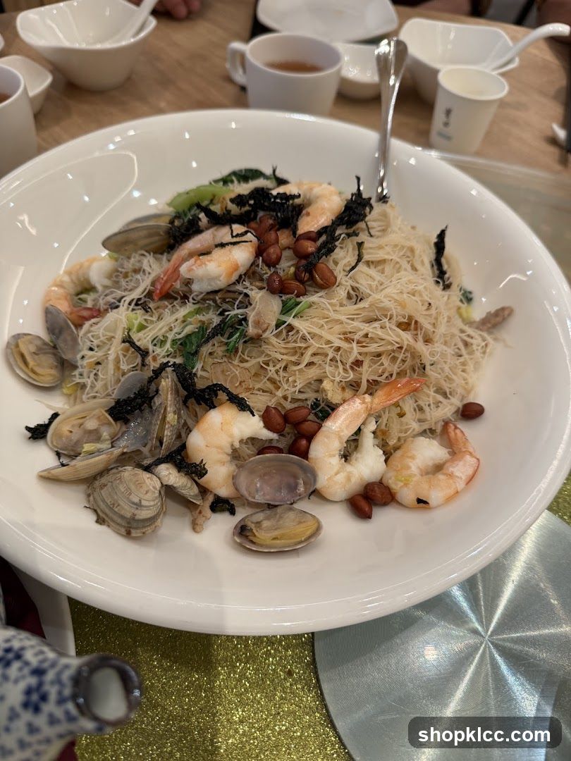 Seafood Noodle Dish