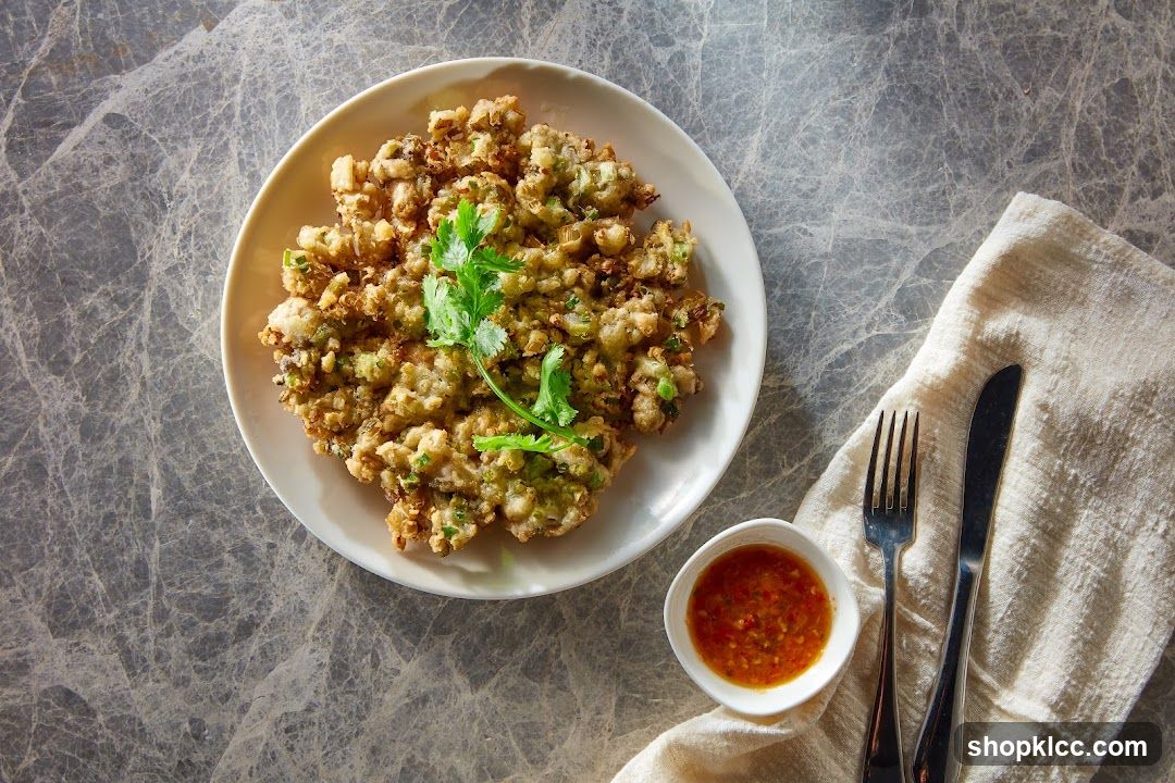 Fried Dish with Cilantro Garnish