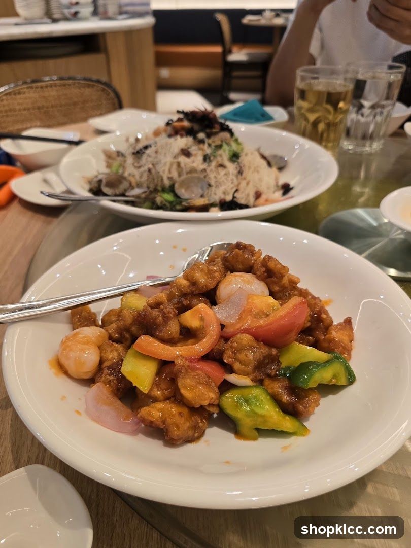 Dining Table with Chinese Dishes
