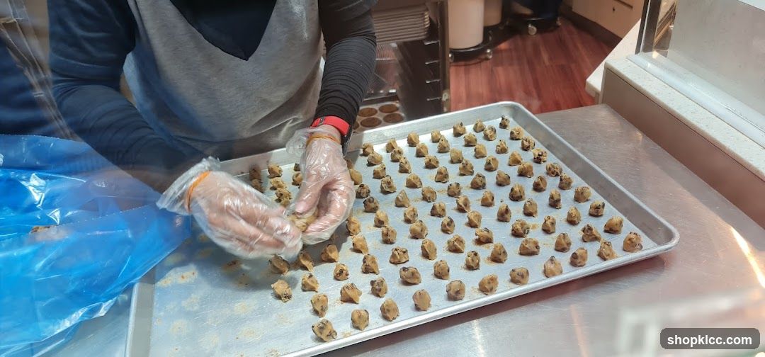 Baker Preparing Cookies