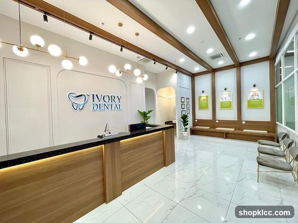 Ivory Dental Reception Area