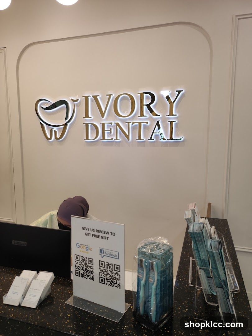 Ivory Dental Reception Area