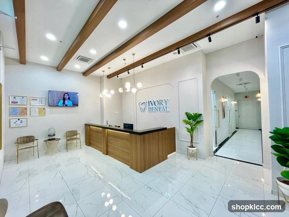 Ivory Dental Reception Area