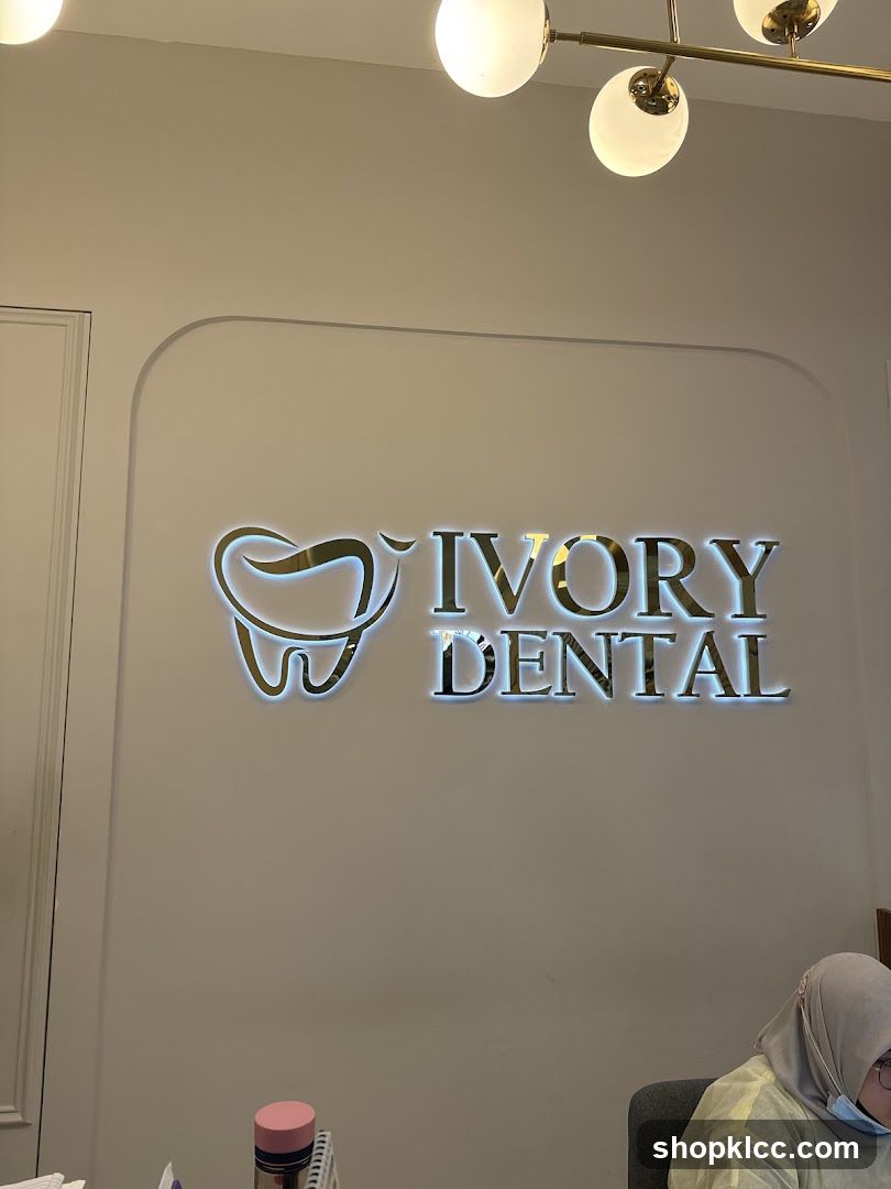 Ivory Dental Interior Signage