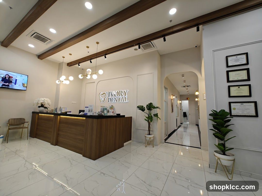 Ivory Dental Reception Area