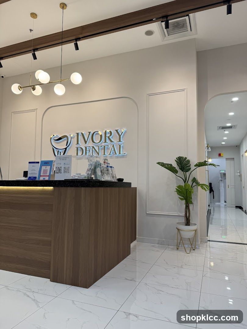 Ivory Dental Reception Area
