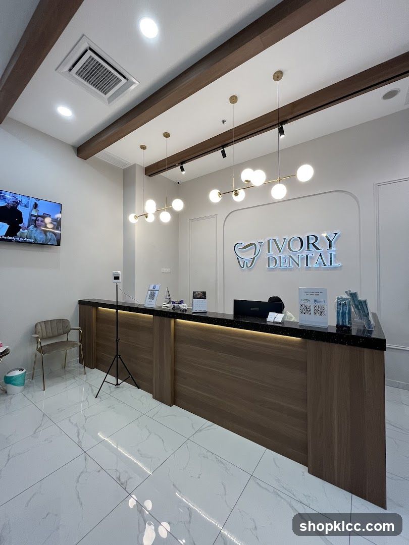 Ivory Dental Reception Area