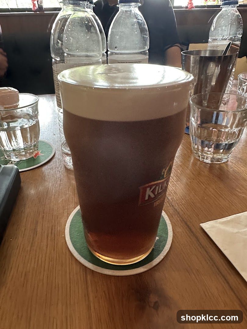 Pint of Beer at a Bar