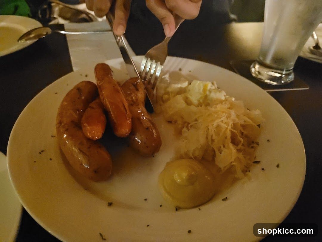 Sausage and Sauerkraut Plate