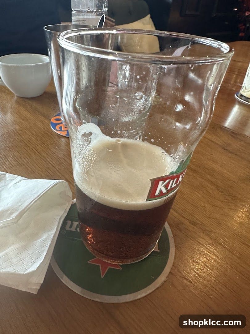 Beer Glass on Table